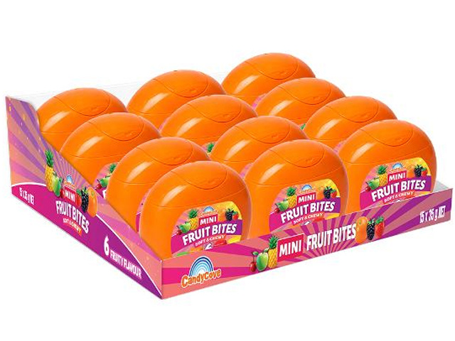 CANDY COVE MINI FRUIT BITES 35G UN15