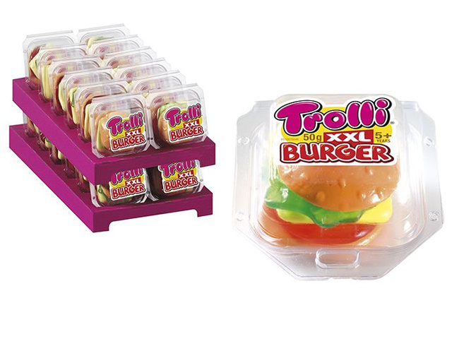 TROLLI MEGA BURGER 50G UN24