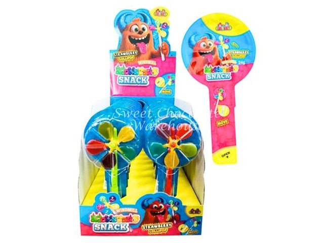 KIDS FRENZY WINDMILL POP CANDY 24G UN20