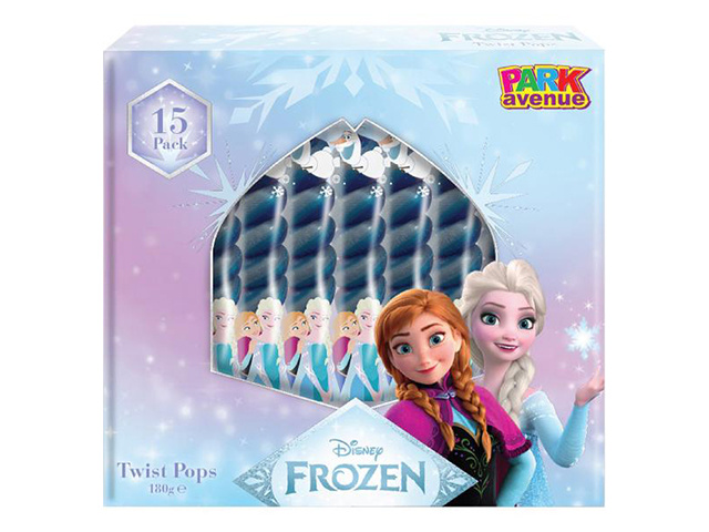 FROZEN 15PC TWIST POPS 180G UN8