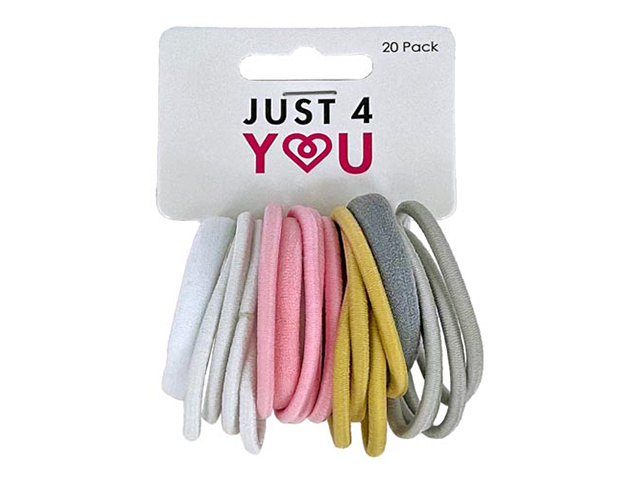 ELASTIC NEUTRAL COMBO 20PK SOLD QTY12