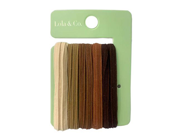 EXTRA THICK HAIR TIE PK5 SOLD QTY12