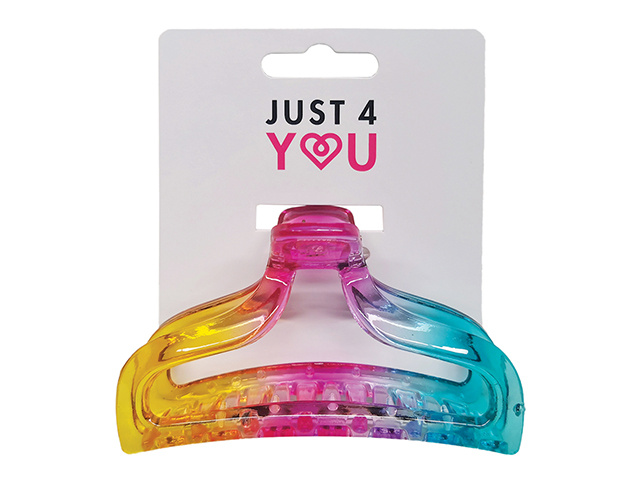 CLIP CLAW OMBRE TRANSPARENT 10CM QTY 12