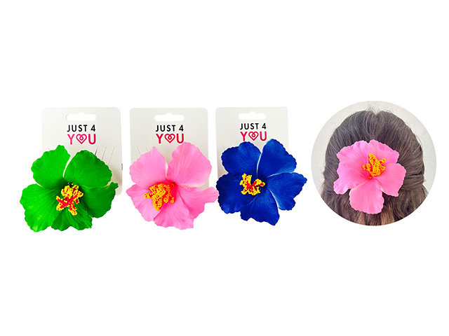 IBIS CLIP 80MM TROPICAL FLOWER QTY 12