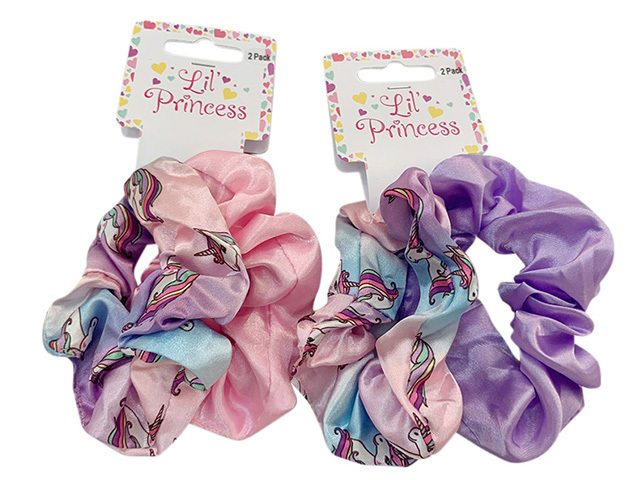 SCRUNCHIE UNICORN 2PK UN12