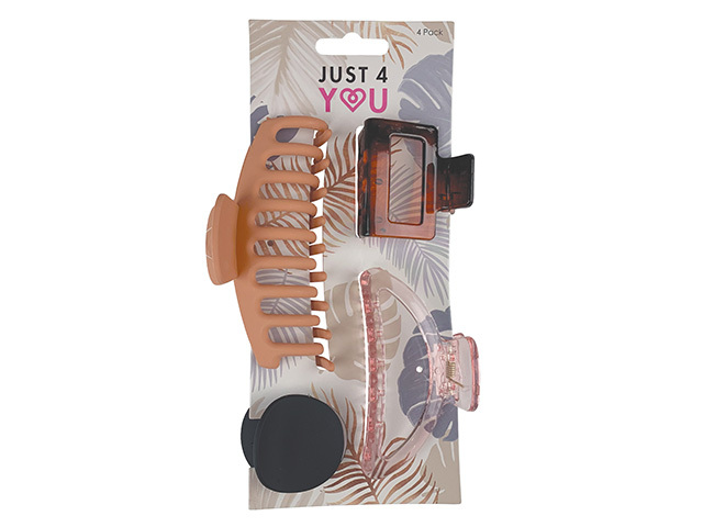 CLIP CLAW SET MULTI 4PK SOLD QTY6