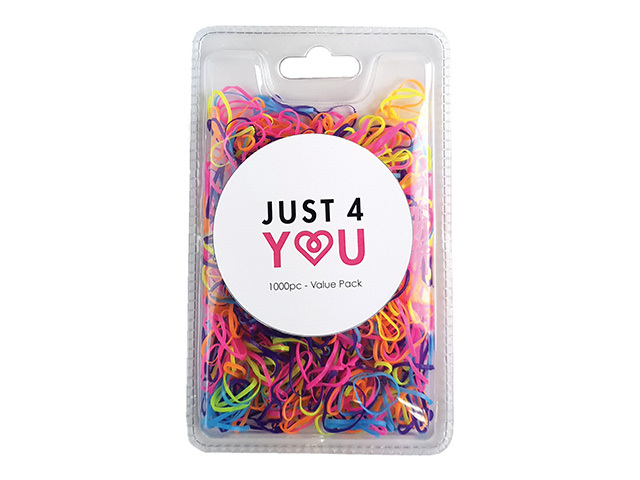 ELASTIC NEON 1000PK SOLD QTY 12