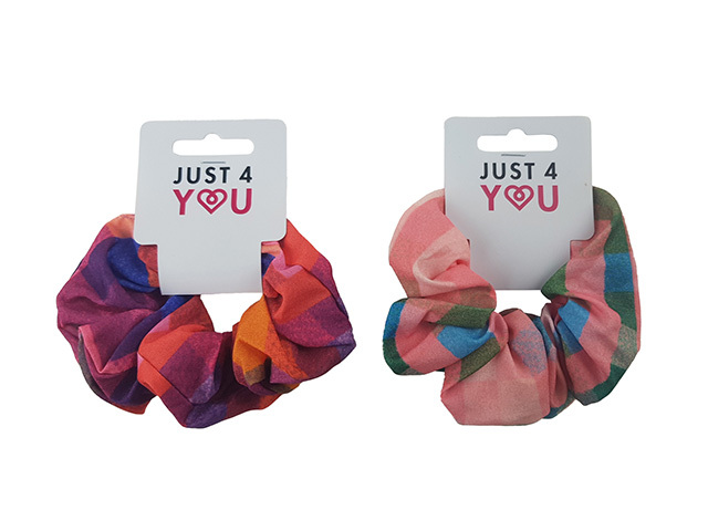 SCRUNCHIE MULTI PRINT SOLD QTY12