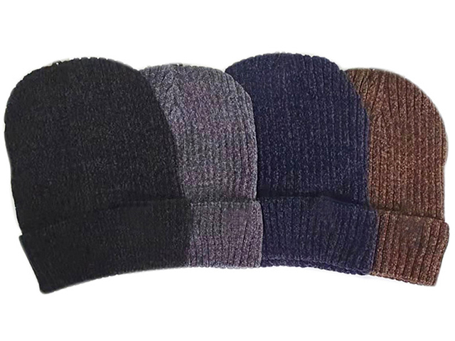 KNIT BEANIE MENS 4ASST