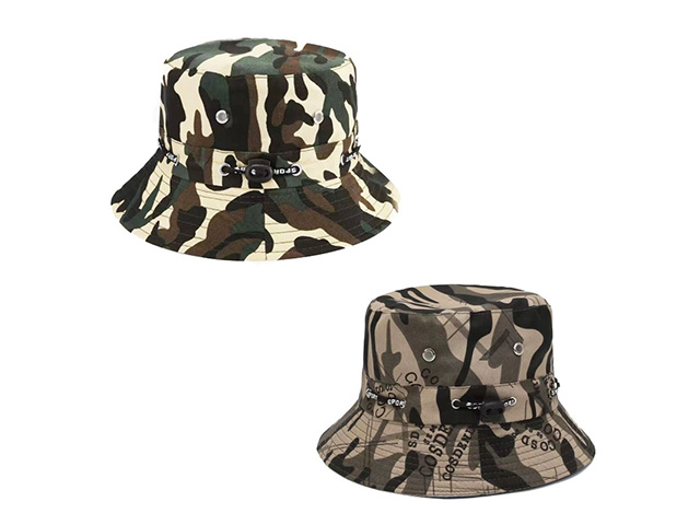 SUMMER BUCKET FISHING HAT BREATHABLE 2ASST
