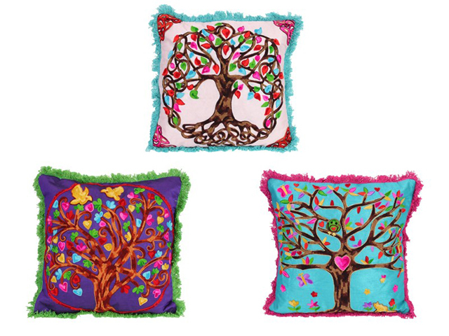 40X40CM TOL CUSHIONS 3ASST SOLD QTY 6