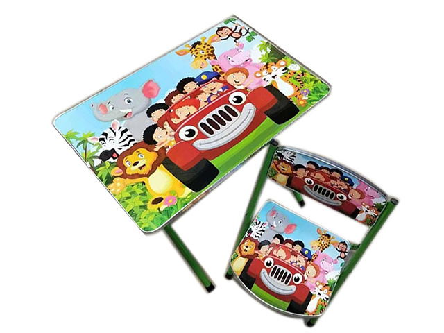 KIDS CHAIR AND TABLE SET 40X60CM