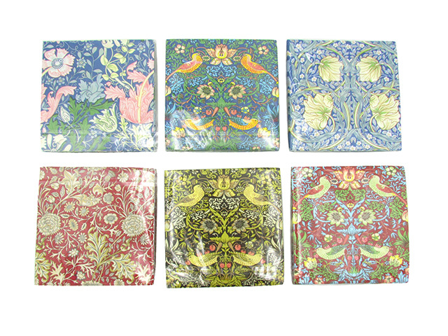 WILLIAM MORIS NAPKINS 20PK 6ASST