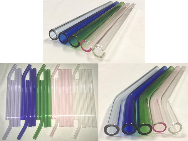GLASS STRAWS ASST SOLD QTY12