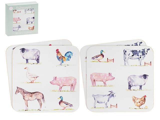 COUNTRY LIFE COASTERS SET 4