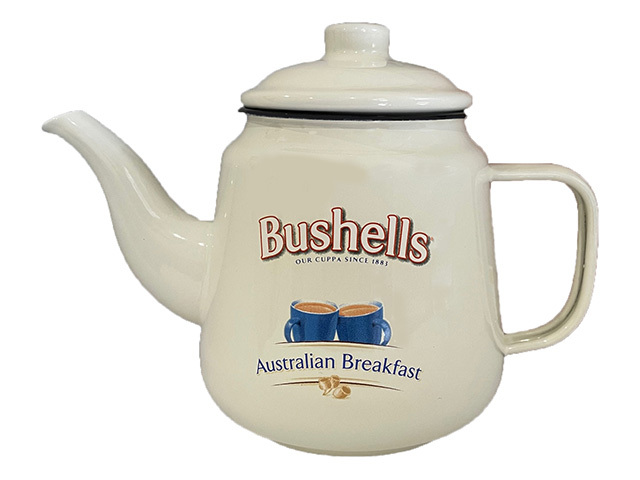 ENAMEL TEAPOT BUSHELLS 1.4L