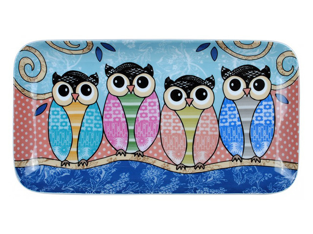 CURLY OWLS PLATTER
