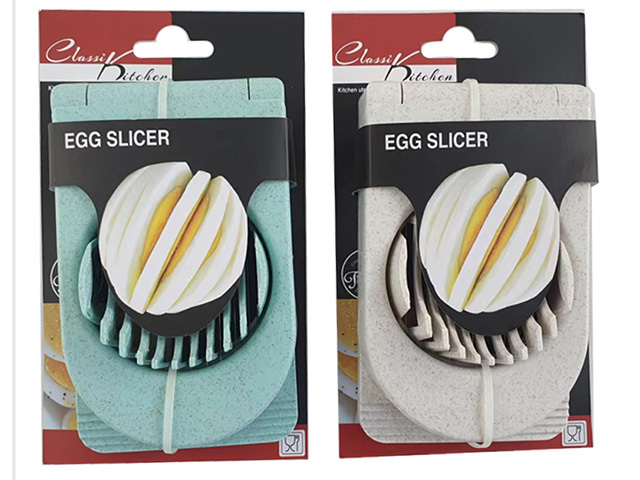 EGG SLICER  13.5X8X3.5CM 2ASST