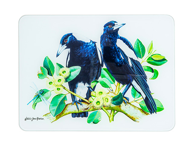 AUSTRALIAN BIRDS MAGPIES SURFACE PROTECTOR