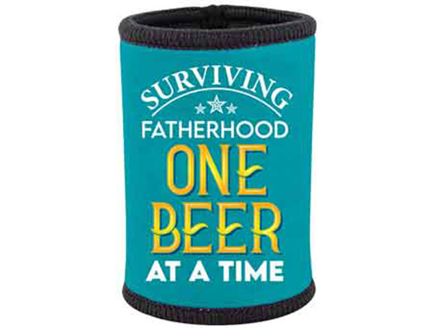 SURVIVING FATHERHOOD ONE BEER STUBBIE HLDR SOLD QTY5
