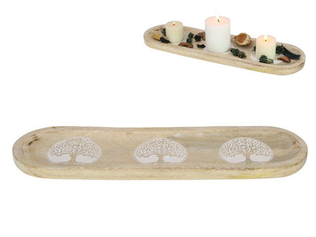 45X14CM TREE OF LIFE TABLE PLATTER