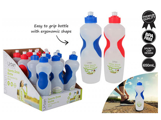 SPORTS DRINK BOTTLE 650ML UN12