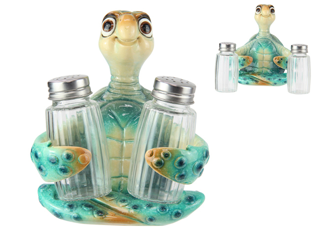 14CM TURTLE SALT AND PEPPER SET