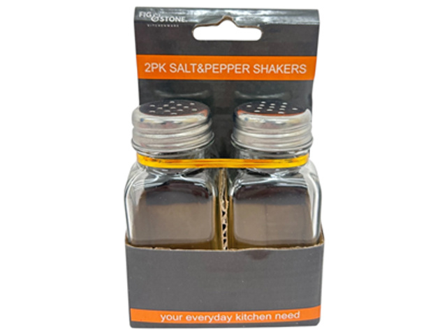 SHAKER SALT AND PEPPER 2PK