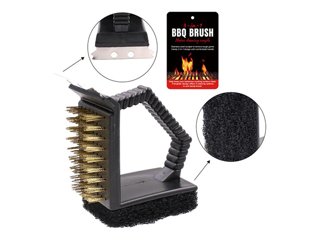 3 IN 1 BBQ CLEANING BRUSH