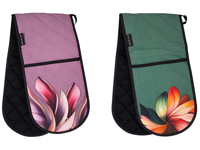 LILY AND MAE DOUBLE OVEN MITT 2ASST