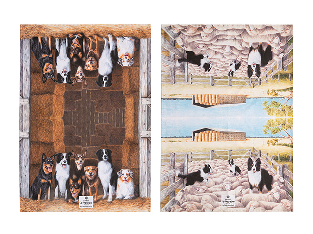 WORKING DOGS FARM 2PK KITCHEN TOWEL