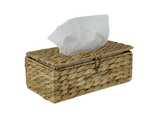25X14CM WATER HYACINTH TISSUE BOX