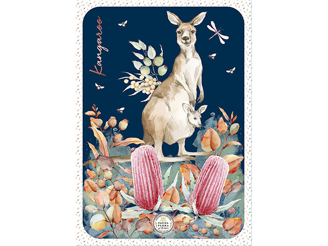 KANGAROO TEA TOWEL 100% COTTON 50X70CM
