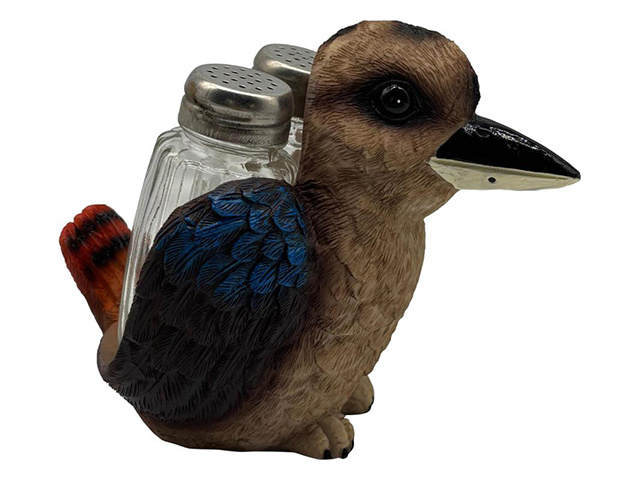 12CM KOOKABURRA SALT AND PEPPER HOLDER SOLD QTY2