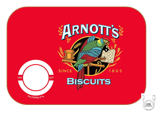 ARNOTTS RECHARGABLE DIGITAL KITCHEN SCALES 10KG