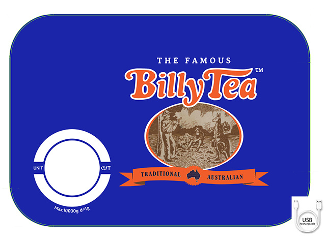 BILLY TEA RECHARGABLE DIGITAL KITCHEN SCALES 10KG