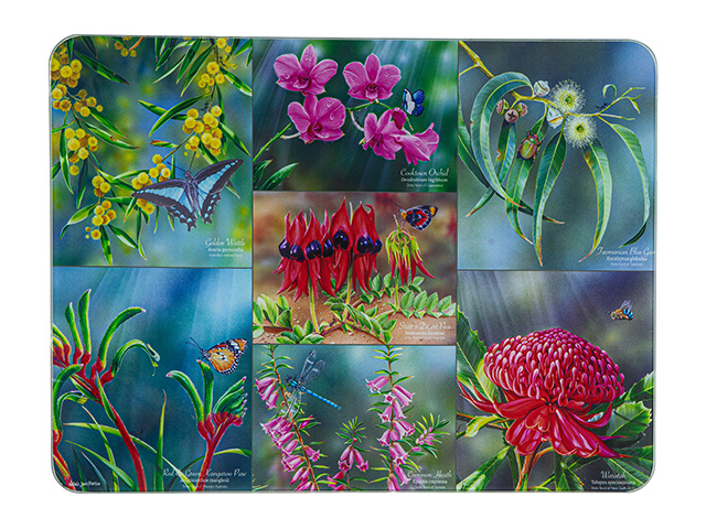 BOTANICAL EMBLEMS SURFACE PROTECTOR
