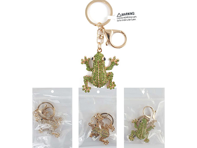 KEYRING DIAMANTE FROG UN12