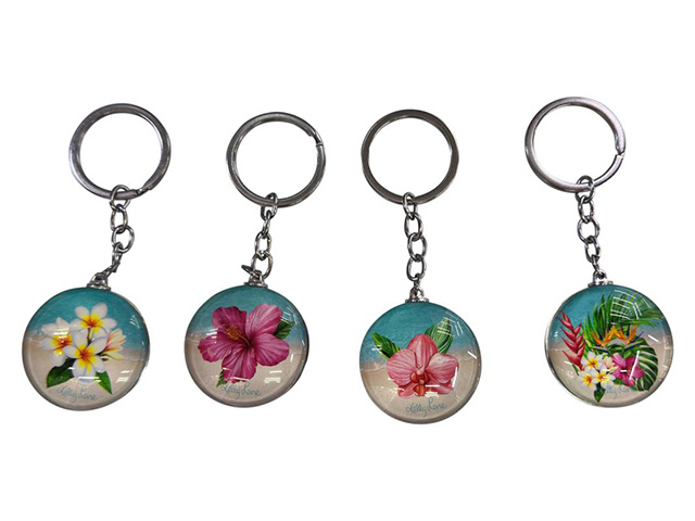 GLASS DOME FRANGIPANI 4ASST UN12