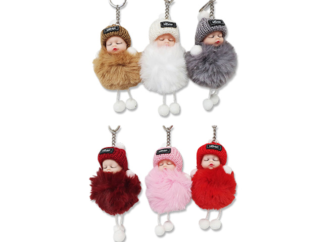 KEYCHAIN BABY SLEEPING 13CM UN12