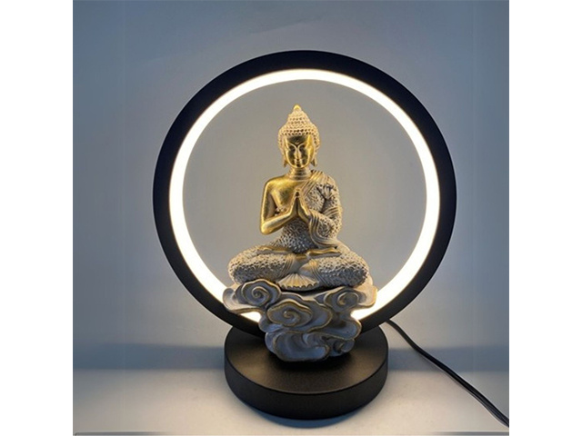BUDDHA TABLE LAMP USB 20X12X22CM