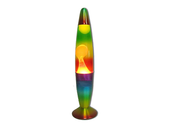 RAINBOW LIQUID LAMP 42CM