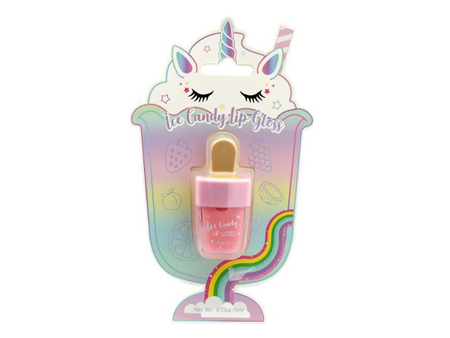 HOLOGRAPHIC ICE CREAM LIP GLOSS SOLD QTY 24