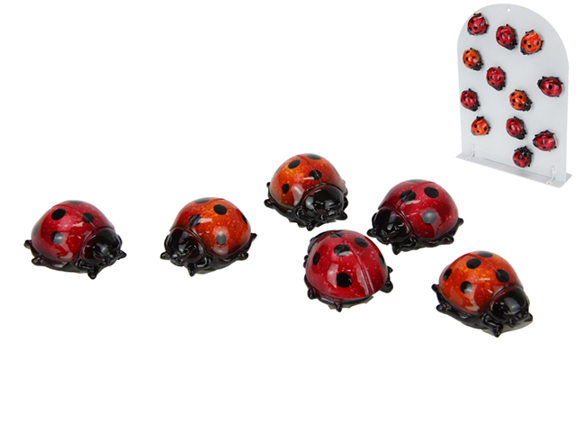 LADYBUG MARBLE MAGNET 2ASST UN12