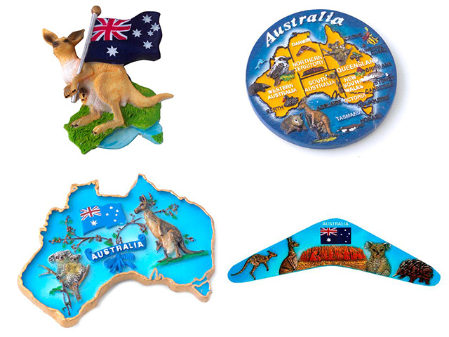 AUSTRALIA MAGNET 4ASST UN12