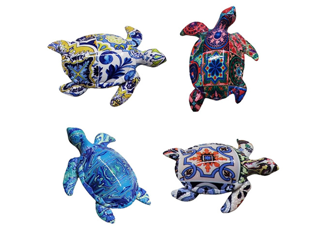 TURTLE MAGNET 9CM 4ASST SOLD QTY12
