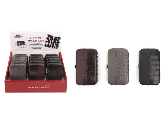 MANUCURE KIT 7PC SET 3ASST UN15