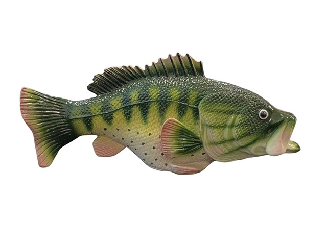 RESIN FISH MONEY BOX 25X7.5X11CM