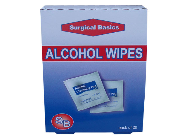 ALCOHOL WIPES (20) UN6