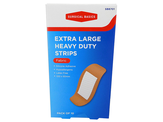 S/BASICS H/DUTY XLGE FABRIC STR PK10 UN6